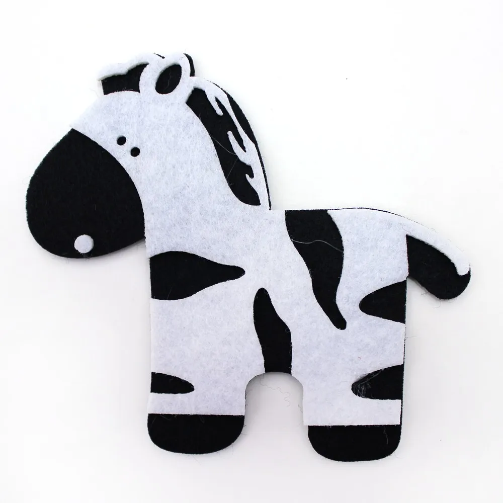 
Non-woven Felt Zoo Animal die Cut out Shapes for Handcrafts Art Projects Home Classroom Decoration 
