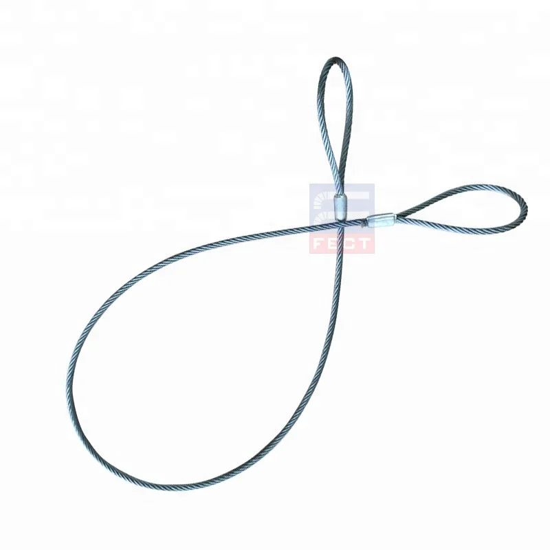 По индивидуальному заказу 2 ноги проволочного каната петли строп прайс-лист