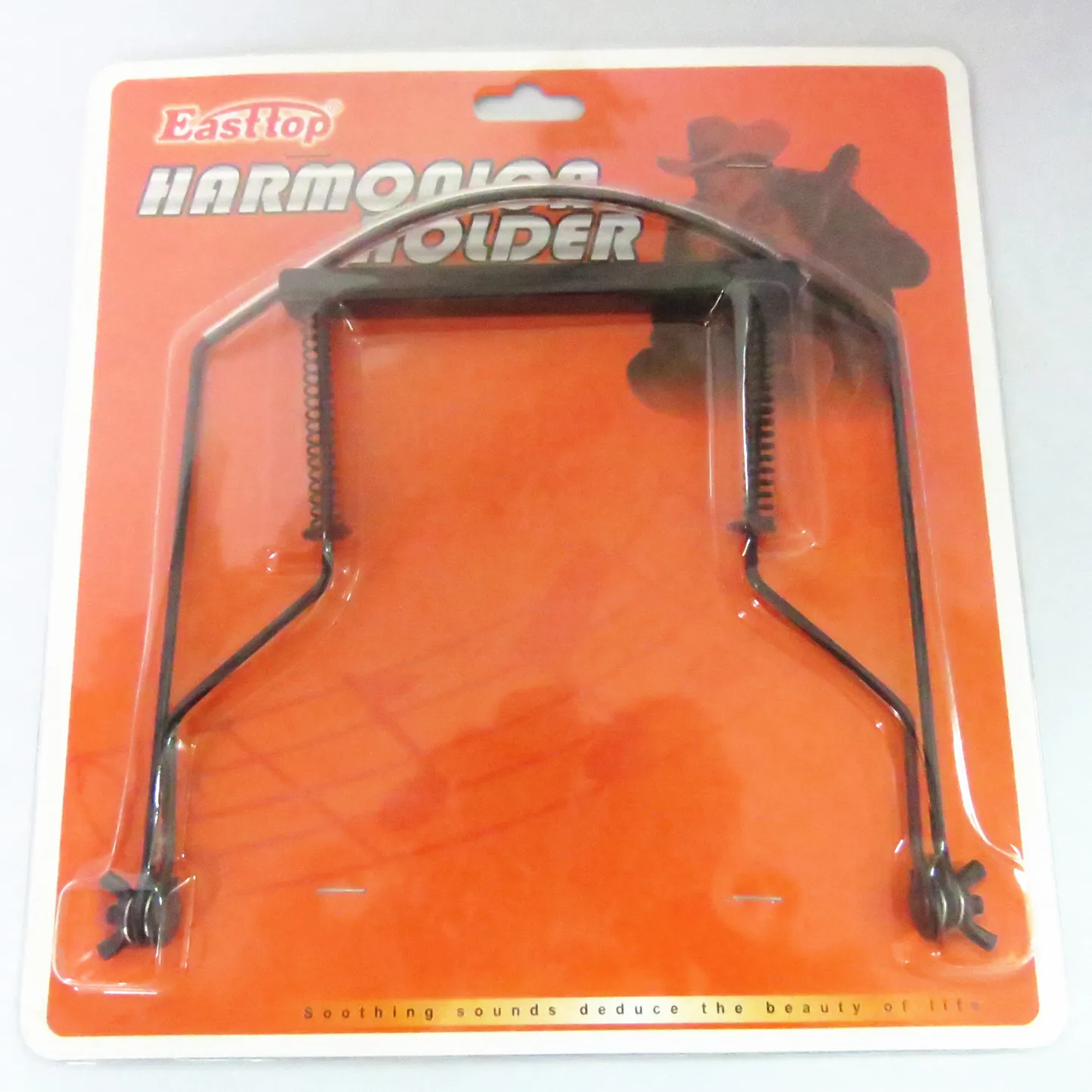 EASTTOP T10-H 10 hole harmonica holder harmonica parts with blister packing