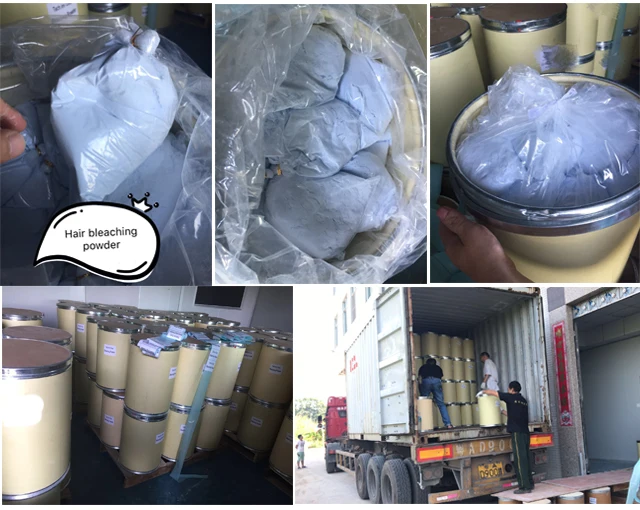 Price For Professional Protein Collagen Oxygen Chemical Components Of Lighener Dust Free Blue Hair Color Bleaching Powder