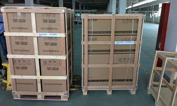 TKFR-140NW 48000btu Duct High Pressure Solar Air Conditioner With Solar Collector With Grid Power and Solar For Refrigeration