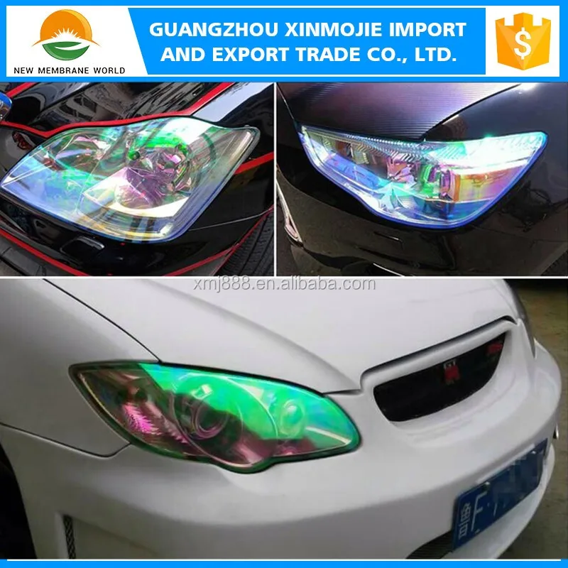 Auto Light Color Change Vinyl Film/Chameleon Headlight Foil