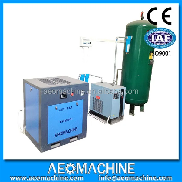 25HP 8 бар одноступенчатые электрический винтовой компрессор