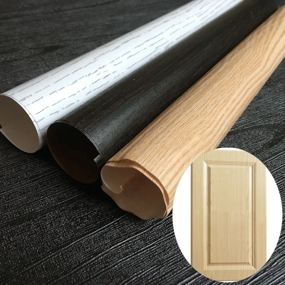 wooden furniture decorative wood grain pvc film