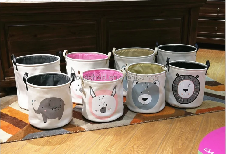 High Quality Folding Chidren Storage Toy Organizer Basket