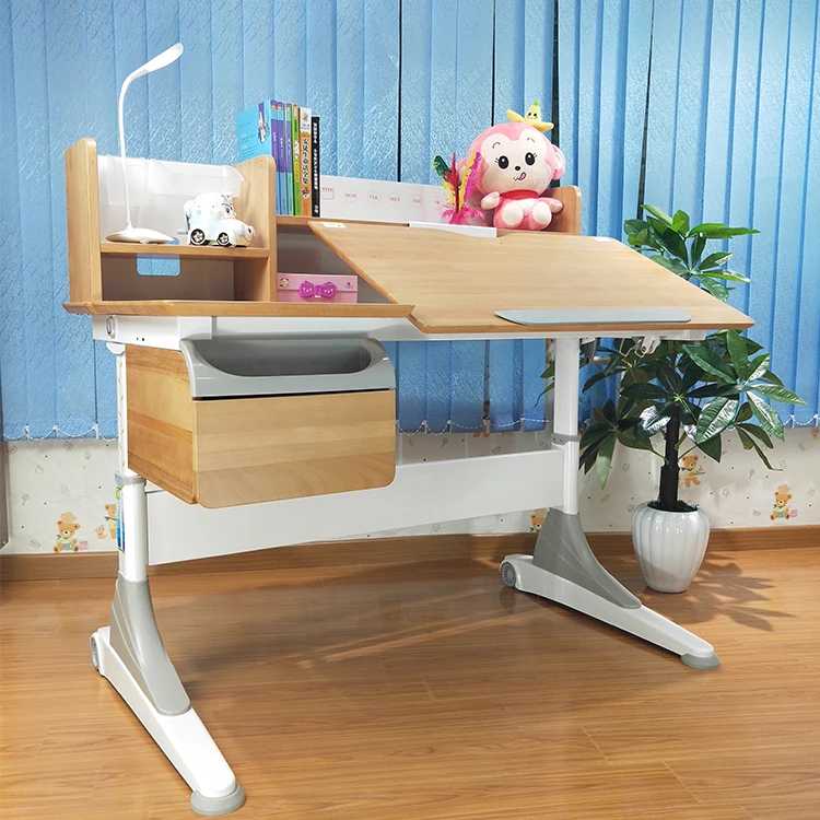 Correct Sitting Posture Adjustable Height Children Desk And Chair,Children Study Desk