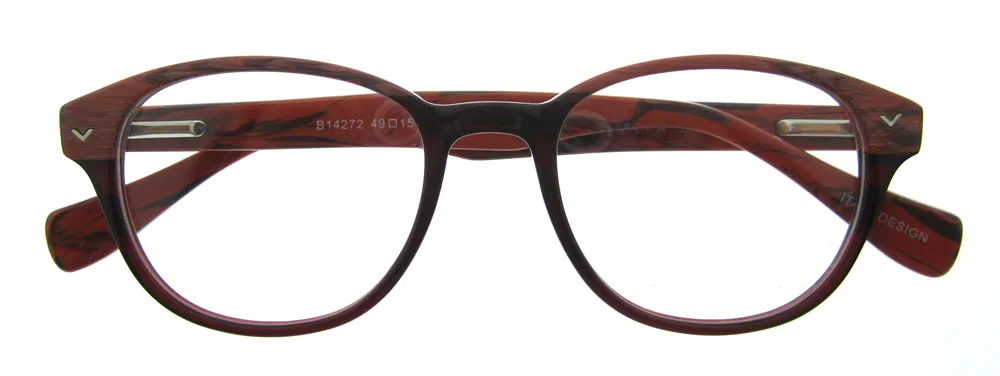 Professional manufacturer fake wood round glasses frame