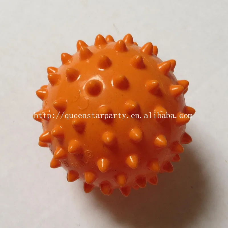 PVC YOGA massage all with spike spikes foot massage ball with needle pass EN71