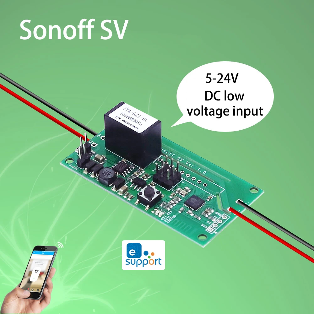 Розетка переключателя WIFI беспроводной SV модуль APP Remote SV DC 5V-24V DIY