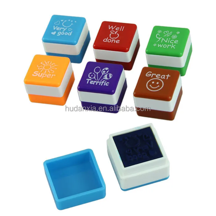 DIY/CUSTOM Wholesale supply square teacher seal english teacher comment seal watermark seal