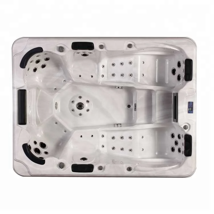 JOYSPA best quality used korea swim spa pool with TV family massage hot tub