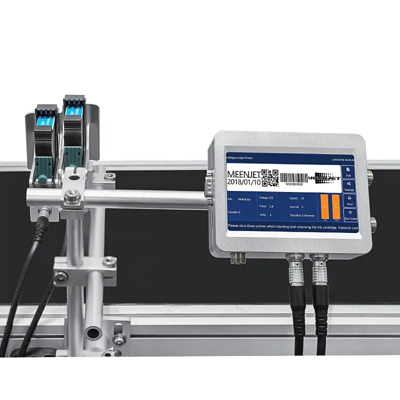 Touch Screen Tij Thermal Online Batch QR Code Printer Date Code Inkjet Marking Coding Machine for pipe bottle box plastic bags