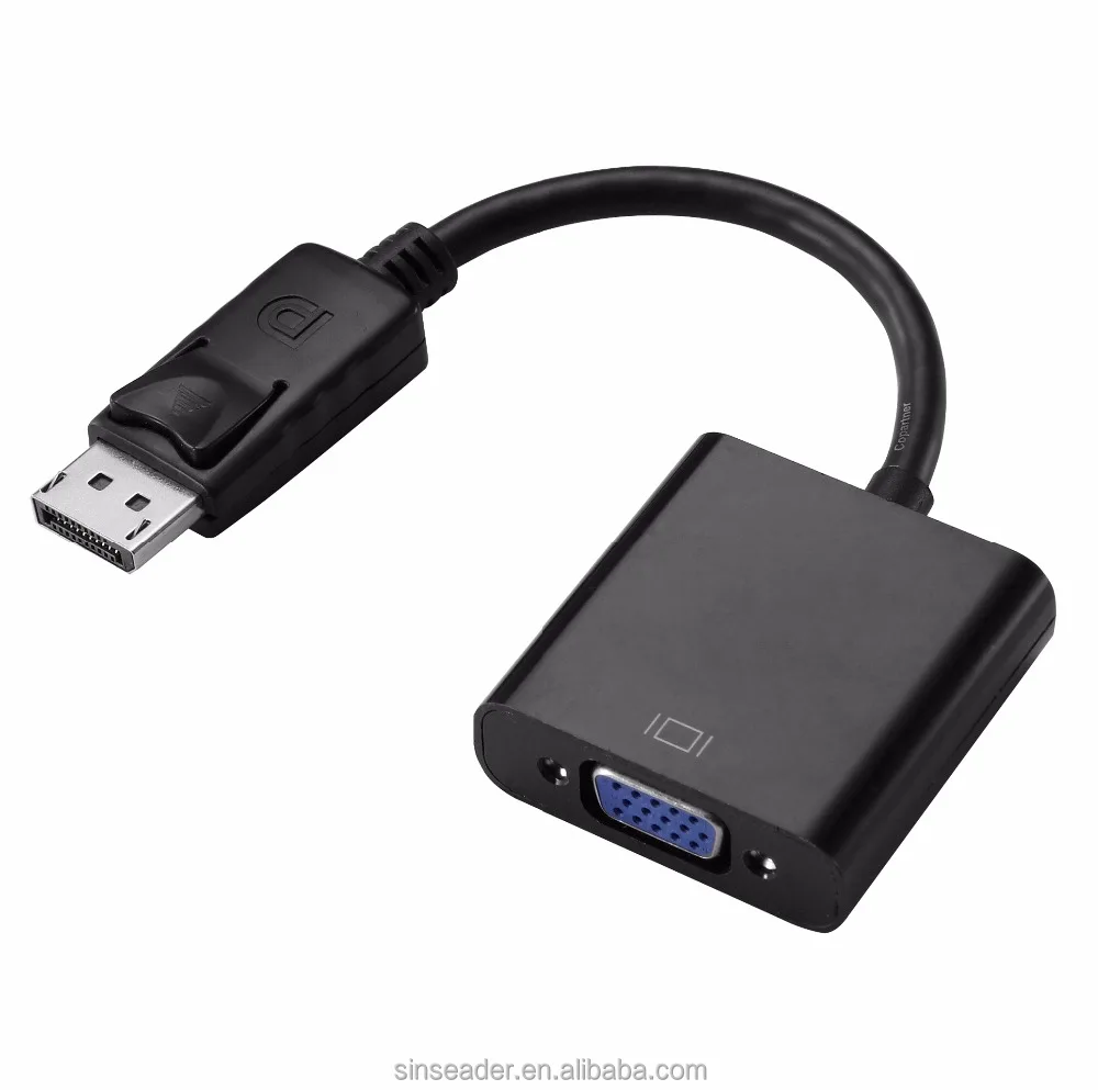 Displayport to VGA or HDMI female adapter cable 1080P 4K@30Hz 4K@60Hz DP