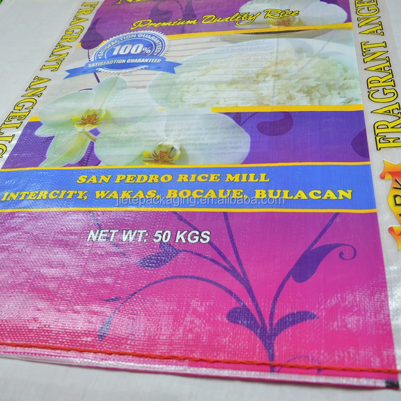 15kg 25kg 50kg bread flour, rice, corn, seed, fertilizer transparent pp woven bag