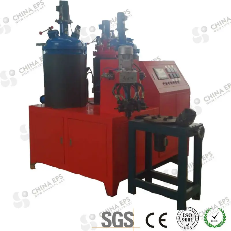 China polyurethane pu air filter casting machine manufacturing