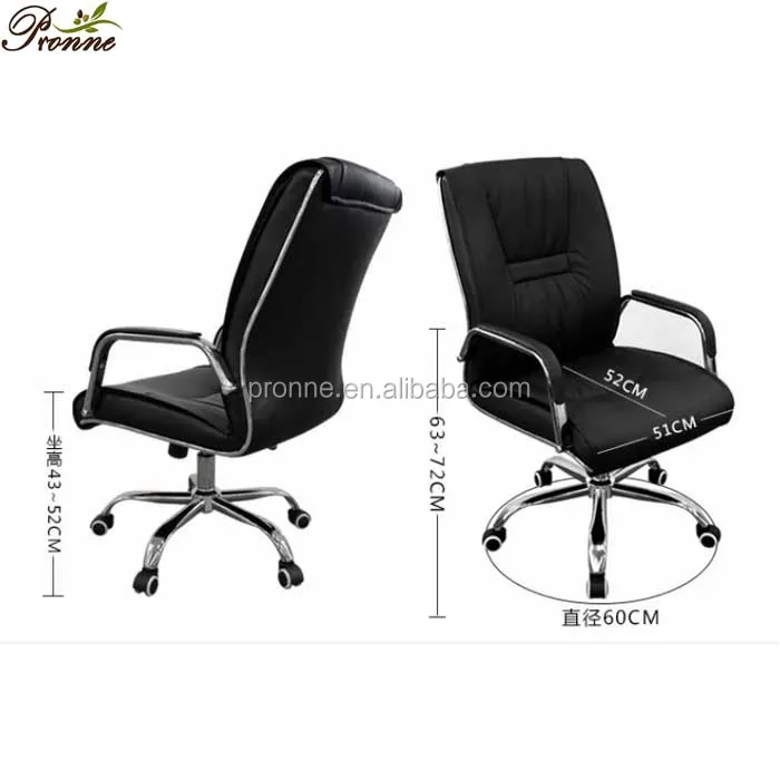 nail spa salon modern style black durable office computer chair with wheels