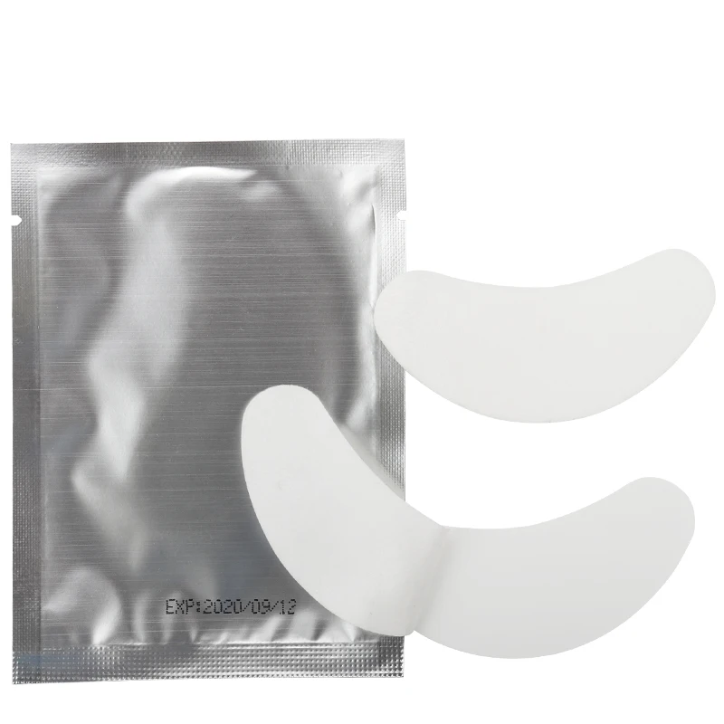 
private logo under eye pads for eyelash extensions Lint free 