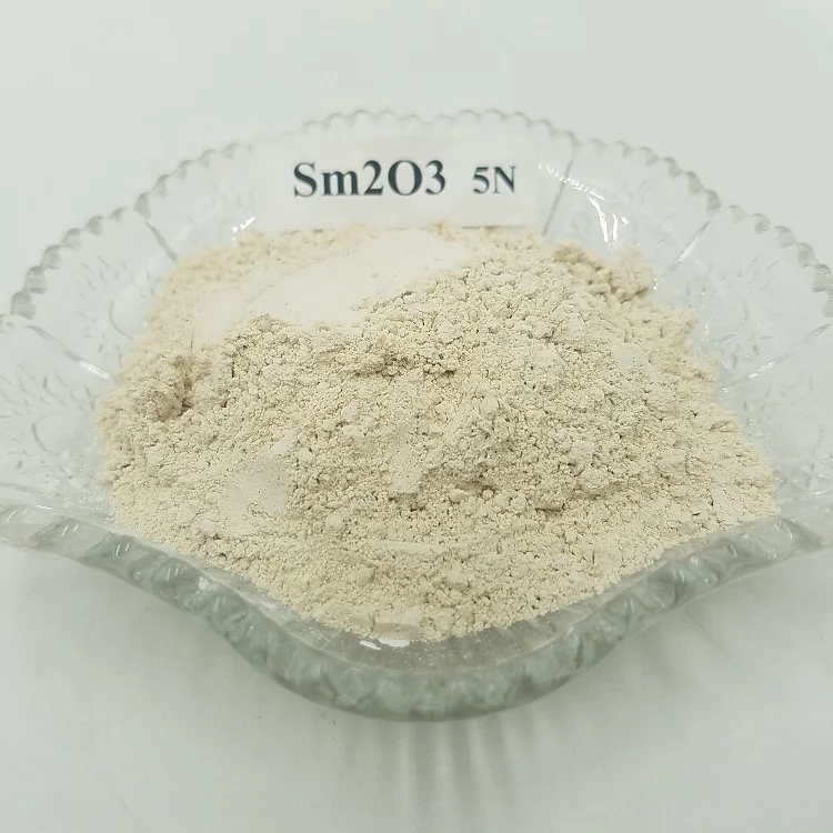 Suoyi  99.95 99.99% Price of Samarium Oxide  Samaria Cas No. 12060-58-1  used for electronic  devices