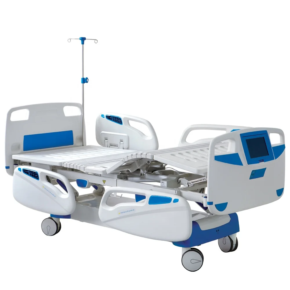 hospital equipment advanced multi-function electrical ICU hospital bed with weight scale