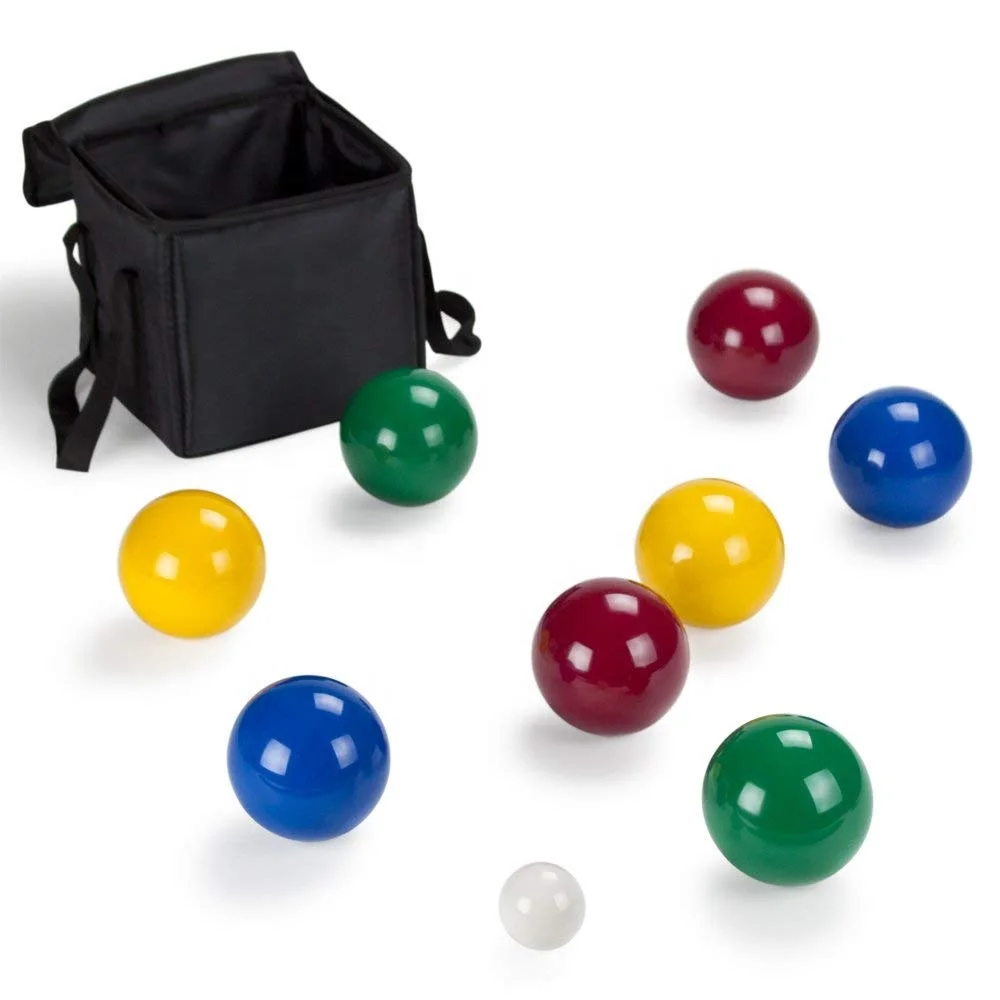 Bocce Ball Set Outdoor Family Bocce Game Resin balls