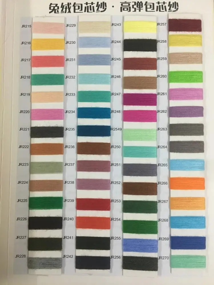 NE28/2 model nylon pbt angola core spun yarn for flat knitting 3,5,7,9,12,14gg