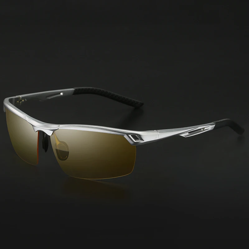 1.1mm TAC Night Vision Lens China Wholesale Factory Sell Highend Aluminum Frame Polarized Night Driving Sunglasses