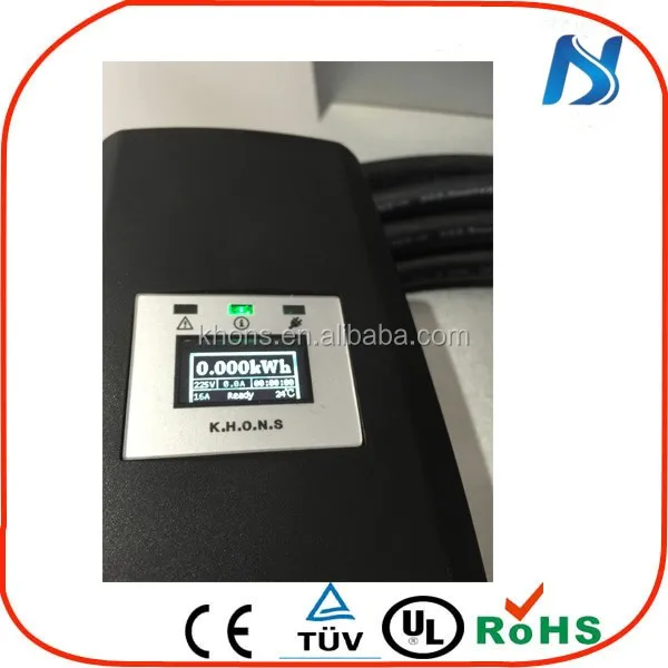 32а EVSE IEC 62196 е . в . зарядное устройство тип 2 IEC 62196 е . зарядный кабель с блоком управления для быстрой зарядки куча