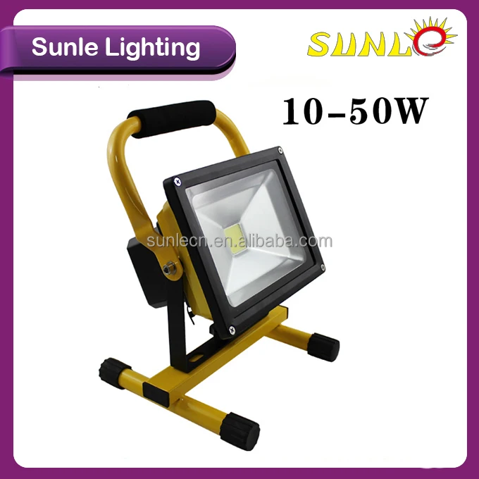 светодиодный прожектор для работы в ночное время, IP65 перезаряжаемые прожектор, 50 Вт привели перезаряжаемый прожектор