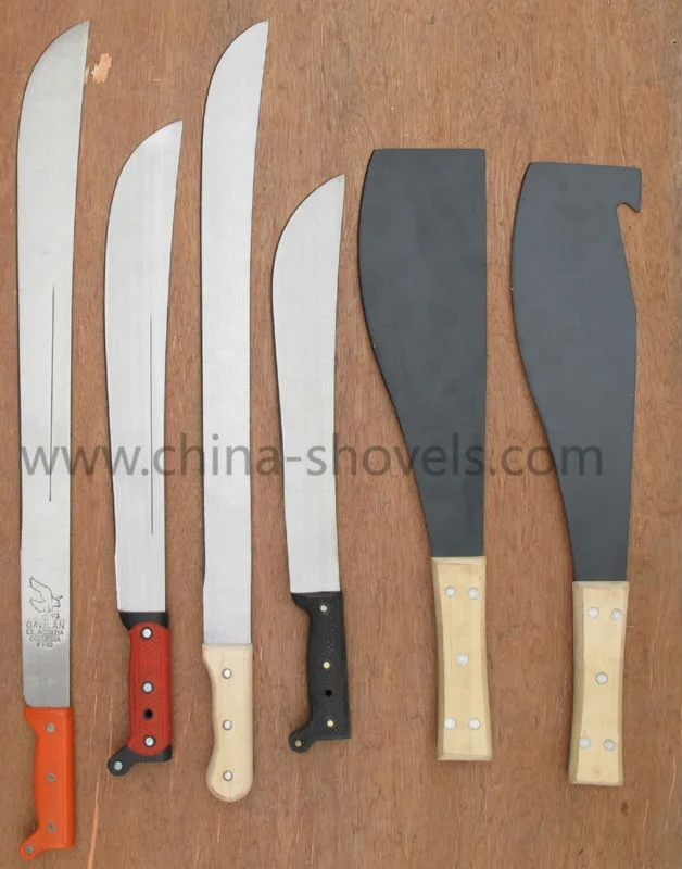 
Plastic handle Cane knives hunting steel matchet 
