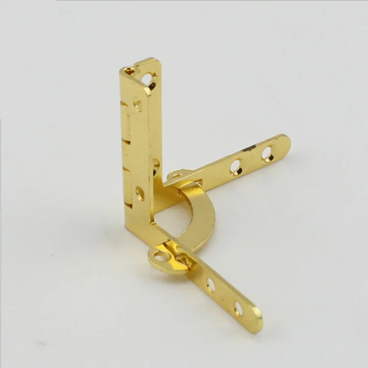 Factory Wooden Boxes Cigar Case Box Zinc Alloy Small Quadrant Hinge