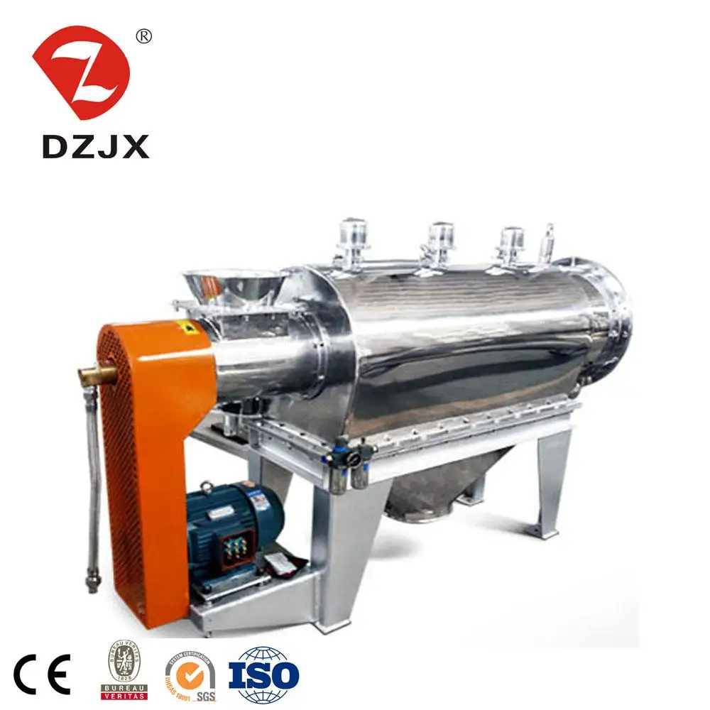 DZJX Electric Sieve Inline Centrifugal Metal Sieve Professional Flour Sifter For Grading Sorting Separating Baobab Separator