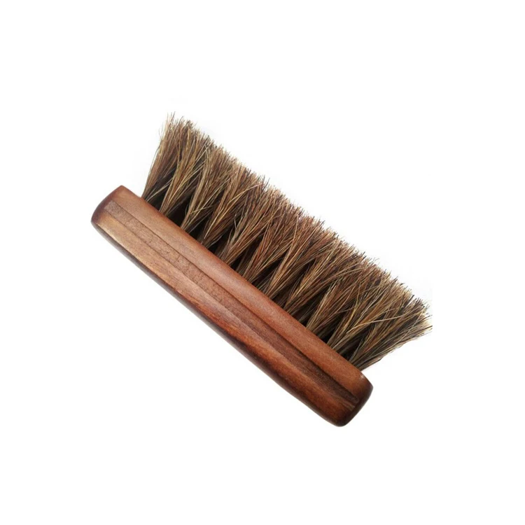 100% horse hair brush wooden beard brush