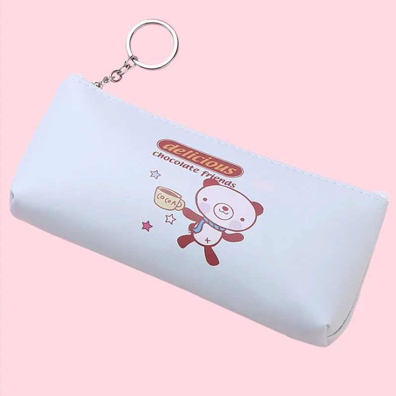 Новая парусиновая обувь из PU искусственной кожи с рисунком чашки стиль пенал канцелярские материал детские школьные принадлежности Пенал для ручек