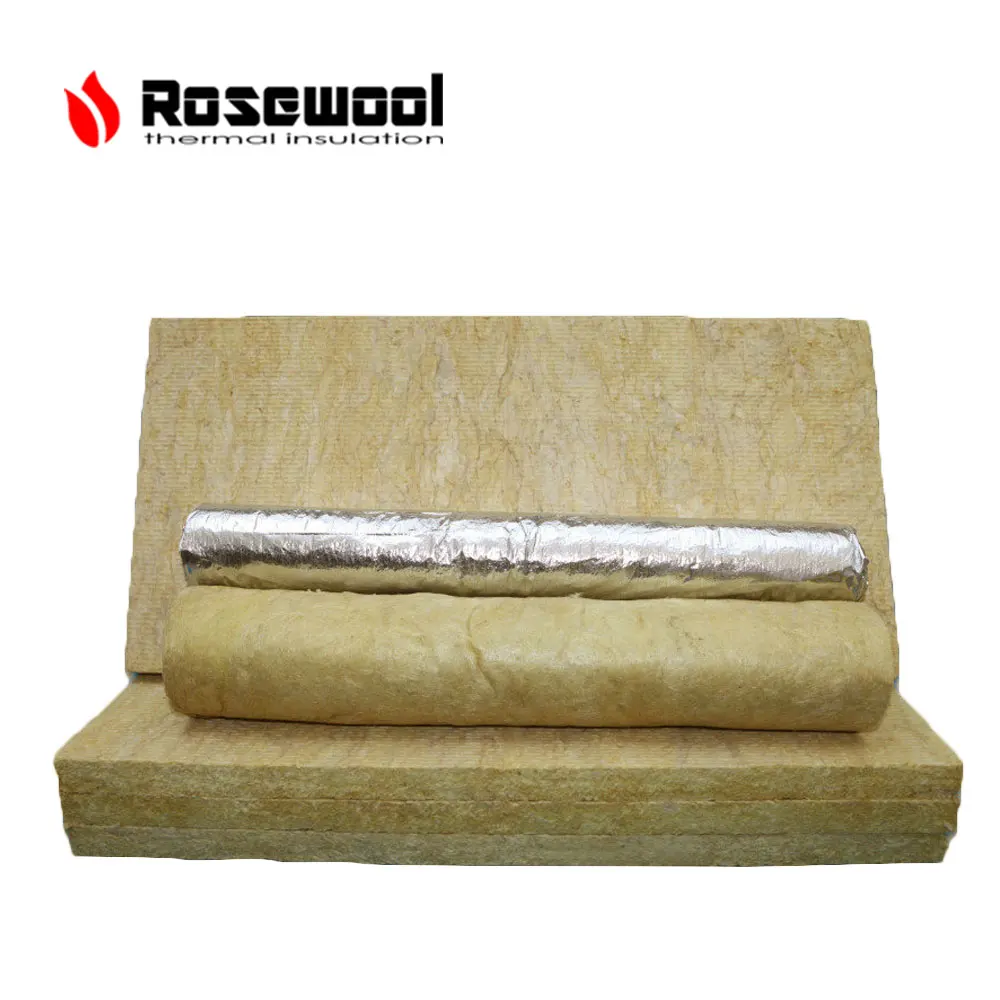 Acoustic stone wool Insulation Wall board saudi rock wool for sale