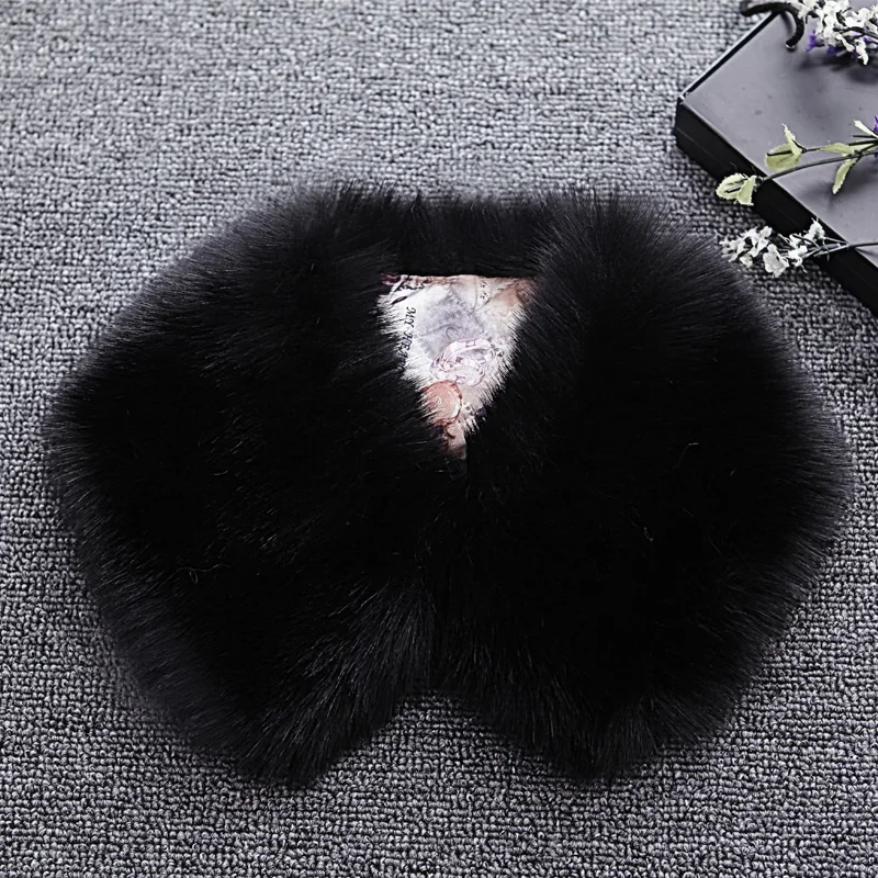 Autumn and font b winter b font women s fox fur collar the son faux raccoon