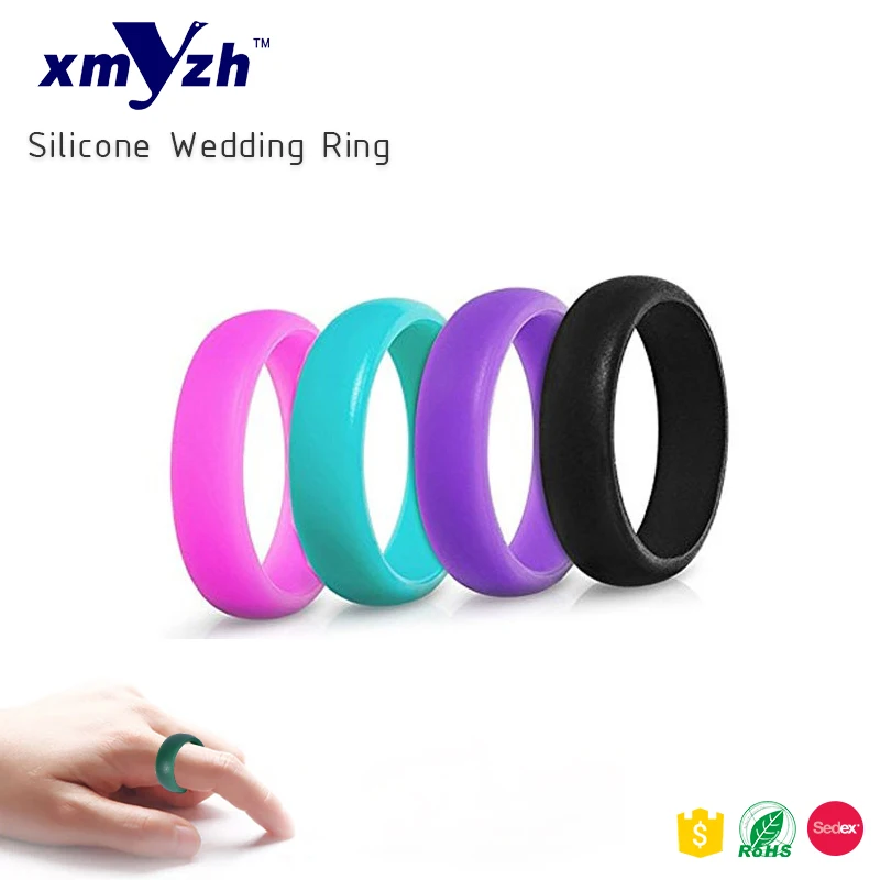 Fashion Design Silicone Wedding Finger Ring And Band