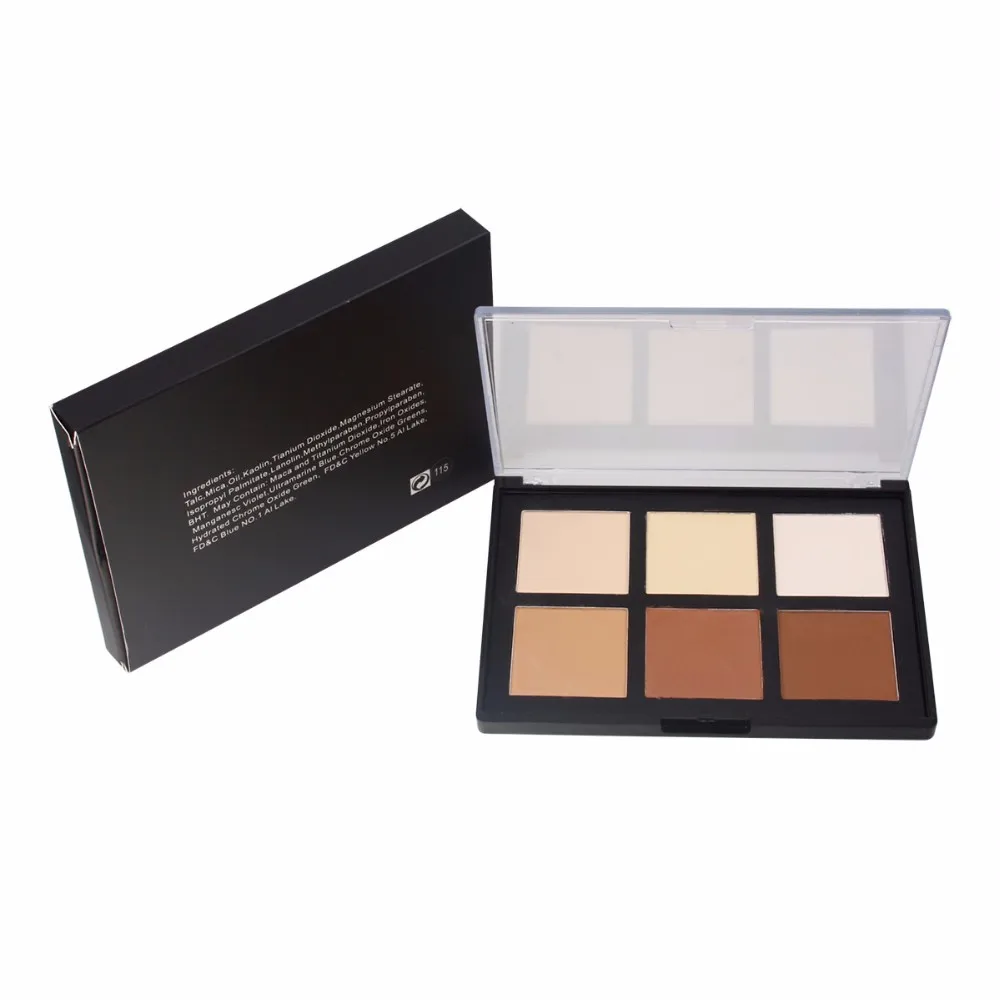 Base Foundation Corrector Palette Pigment Pro Pressed Powder Cosmetics Highlighting Contour Face Powder Kit