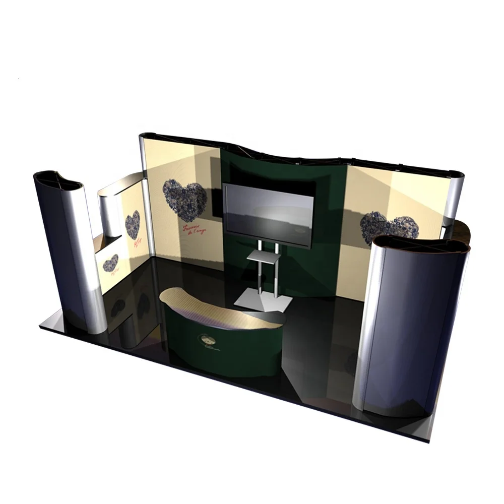 Tianyu на заказ алюминиевый ПВХ свободно стоящий рекламный всплывающий баннер отображает выставочный фон Стенды для