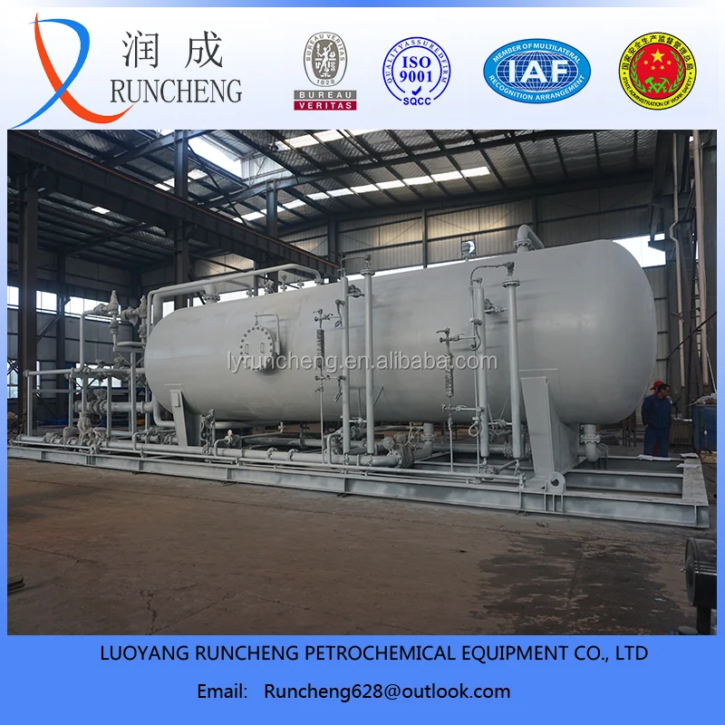 Горизонтальный трехфазный сепаратор/трехфазный сепаратор для площадки