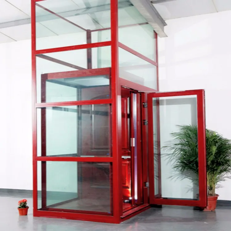 
factory lift price for glass cabin in house elevator 