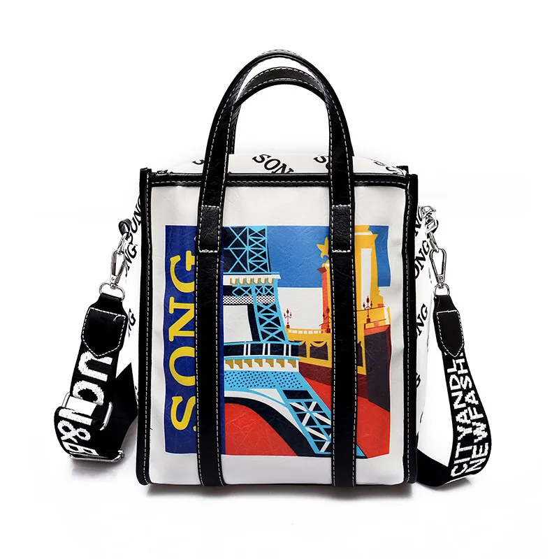 1 Piece Zhejiang Yiwu Borsetta Geanta PU Leather Young Women Ladies Girls Handbags