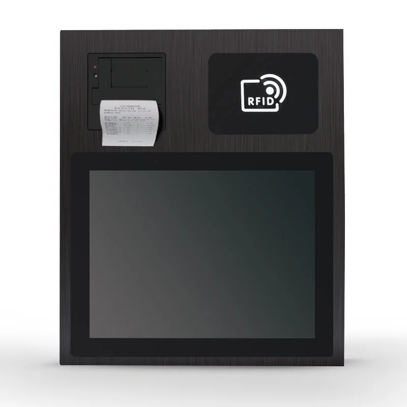 коммерческих интеллектуальных планшетный ПК с сенсорным экраном биометрических pos терминального устройства с принтера