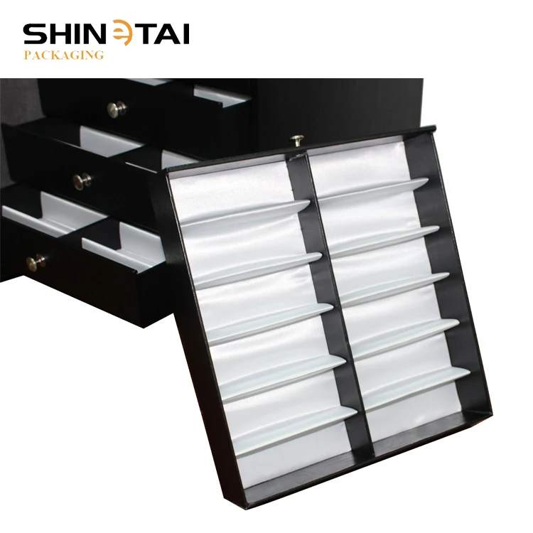 Wholesale Most Popular Sunglasses Display Eyewear Suitcase Display Cabinet