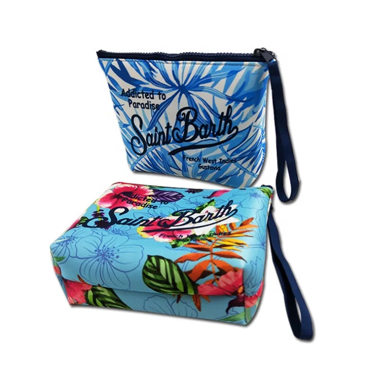 Изготовленный На Заказ неопреновый небольшой косметический мешочек для косметики дорожная сумка