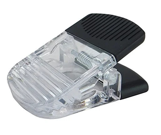 High quality Custom Logos Plastic Magnet Wholesale Binder Paper Clip Stationery for Office With Special Shape Manufacturer