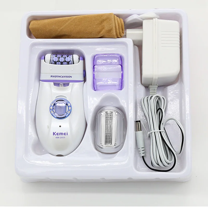 2 in 1 Electric Epilator for Women Body Depilatory Female Rechargeable Shaver Dep Ilation Machine Hair Removal 220 240V
