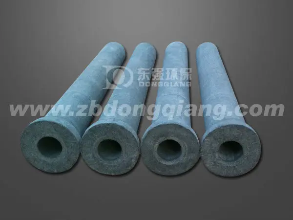 Porous ceramic filter element for TDS reduction