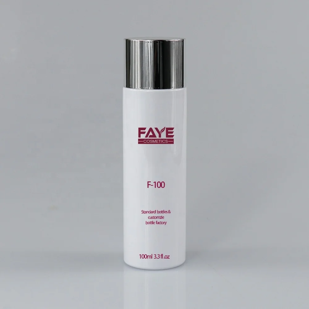 BPA Free 4 oz 120ml Frosted PET Cosmetic Bottle For Makeup Remover Gel With Screw Cap