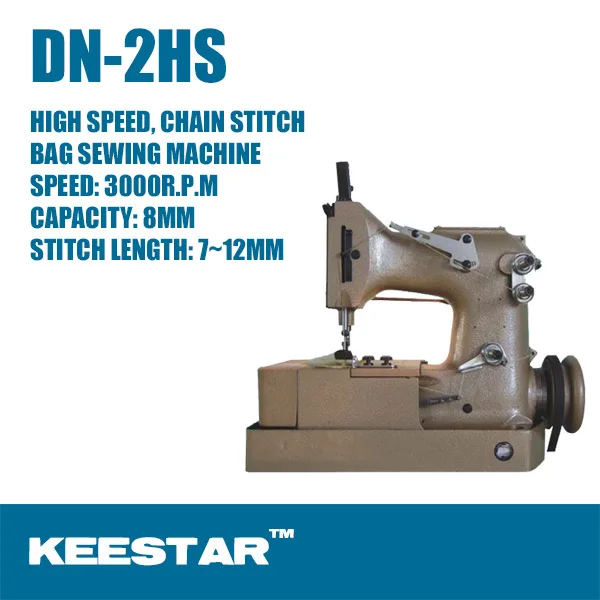 keestar DN-2HS PP woven bag sewing machine for paper sack cement sack