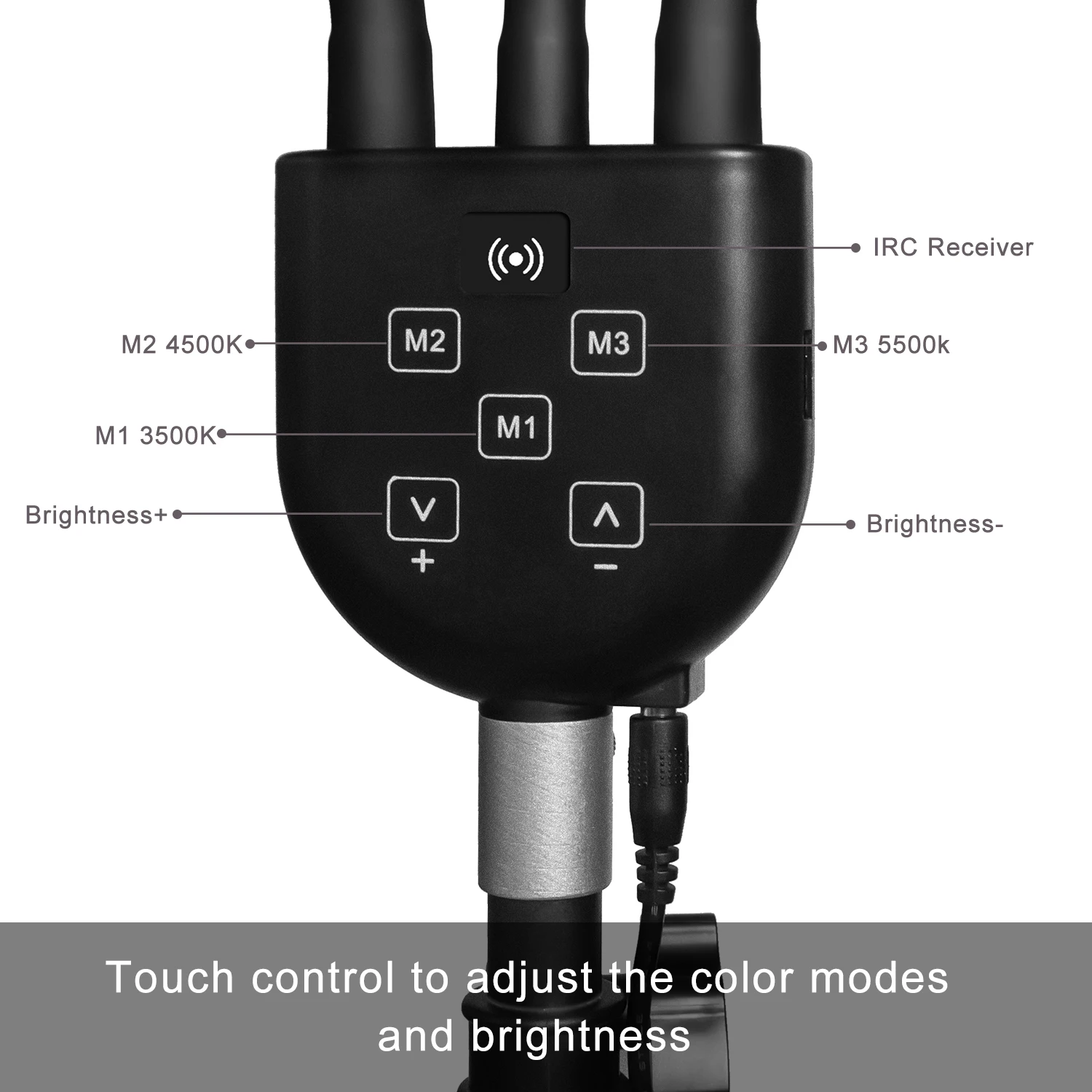 Remote control standing lamp daylight led floor lamp with bracket keep phone led floor lamp for studio